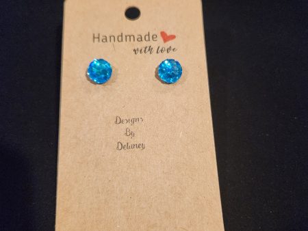 Blue Dragon Scale Studs Hot on Sale