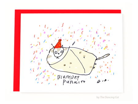 Birthday Purrito- Funny Birthday Cat Card Online