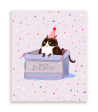 Birthday Box- Birthday Cat Card For Sale