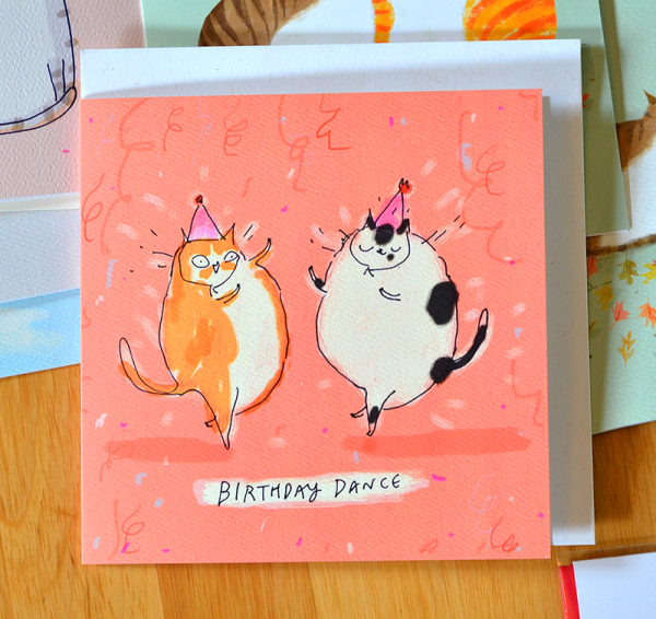 Birthday Dance - Square Card For Cheap