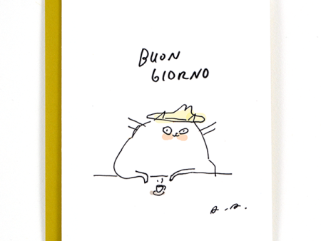 Buon Giorno- Cat Card Discount