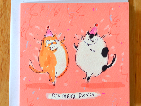 Birthday Dance - Square Card For Cheap